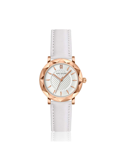 Часы Marc Malone Charlotte из Белой кожи CAC-B018R