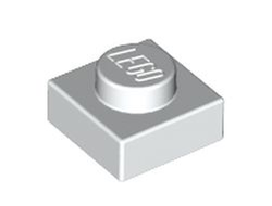 Plate 1 x 1, White (3024 / 302401)