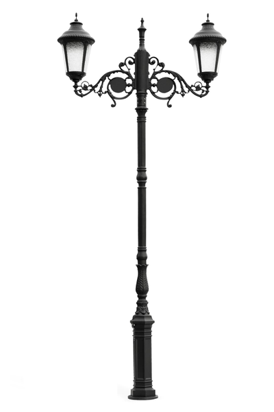 Парковый светильник серии  MUNICH 2 (Опора + 2а светильника)