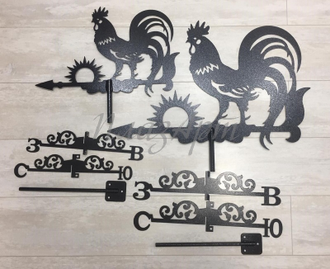 флюгер на крышу Петушок