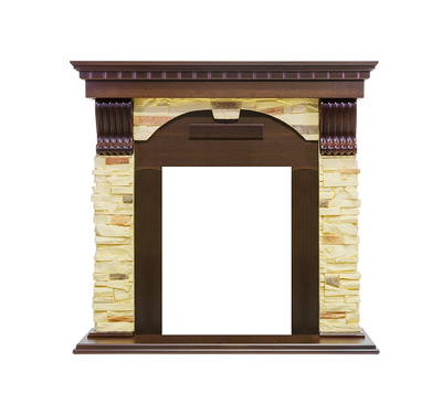 Электрический камин Dublin AO сланец с очагом Fobos RC