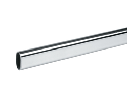 Труба овальная 30*15мм 0,7мм  L=1500/3000мм  ХРОМ