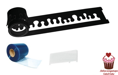 Форма для декора "Капли", силикон