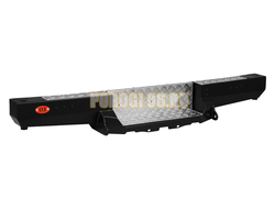 Задний силовой бампер серии Трофи на лифтованную УАЗ Буханка 2989, 3741, 3909, 2206, 3962, 3303, 39094 1965- (03.102.21)