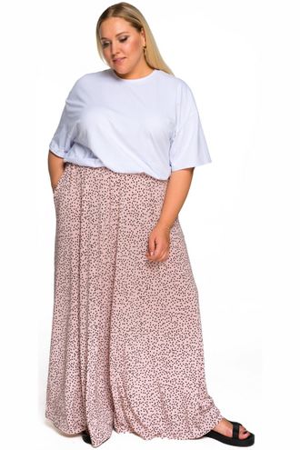 Летняя Длинная юбка арт. 2216406 (цвет беж) Размеры 52-80