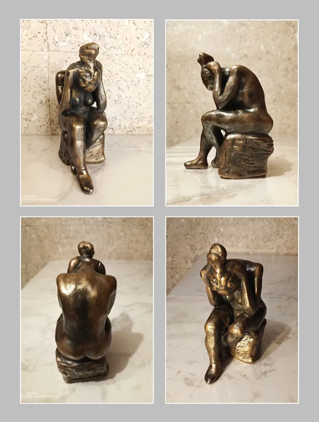 Купальщица. 2025. Бронза © Харабадзе Заза
