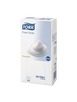 Картридж с жидким мылом-пеной одноразовый TORK (Система S34) Premium, 0,8 л, 470026