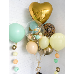 Шары цепочки с пузырями (2 шт) , "Фонтан в пузырях"