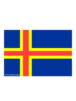 Флаг Аландских островов гостевой Adria Bandiere BA332 30х45см