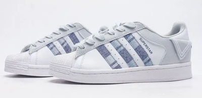 Adidas Superstar White Blue