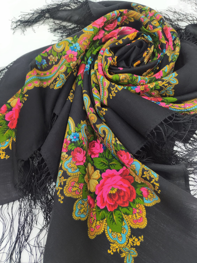 Павловопосадский платок Летние сумерки 1219-18