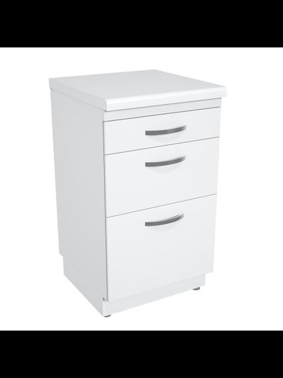 Тумба металлическая с ящиками на подиуме ТМЯ-3.0