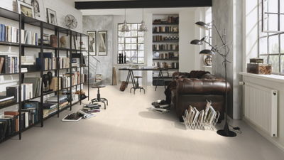 Биополы Wineo PURLINE 1000 stone Mocca Cream PLC039R фото в интерьере