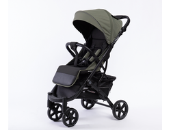 Коляска Прогулочная Peppy Polo 2.0 Oliva Green черная рама