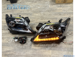 Фары Lexus LX 570 12-15 LED Anniversary черные