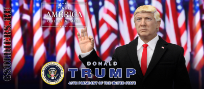 Дональд Трамп  - Коллекционная фигурка 1/6 Donald Trump (AP002) - DID