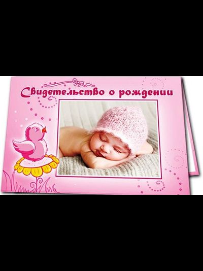 Папка &quot;Свидетельство о рождении&quot;, МИКС (старый формат)