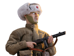 Красноармеец-рыбак Ефим - КОЛЛЕКЦИОННАЯ ФИГУРКА 1/12 scale Bean Gelo Series fisherman Lim Yefu Deluxe Ver (BGS027) - POP COSTUME