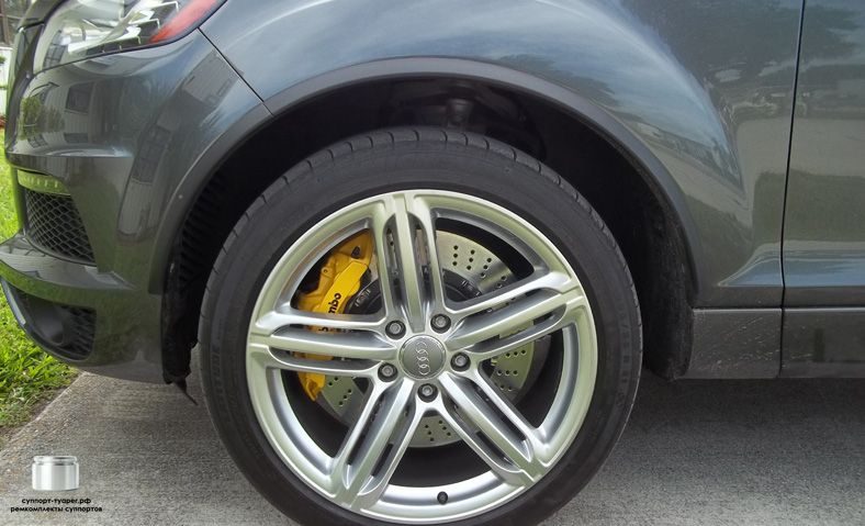 Ауди Q7 шести поршневые суппорта Брембо AUDI Q7 BREMBO