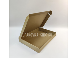 Коробка с откидной крышкой 320*230*40 мм БУРЫЙ
