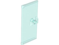 Door 1 x 3 x 6 with Stud Handle, Trans-Light Blue (80683 / 6370306)