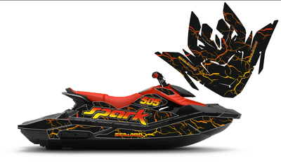Наклейки на Гидроцикл SeaDoo BRP Spark #2666