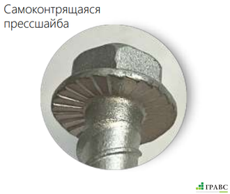 Анкер-шуруп по бетону CON-R 7,5X100
