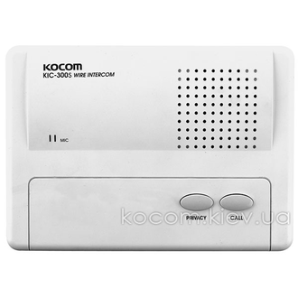 Комплект переговорного устройства Kocom «Главный - Подчиненный» на 9 абонентов