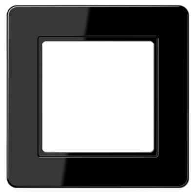 Jung AF581BFSW рамка 1 пост, цвет блестящий черный