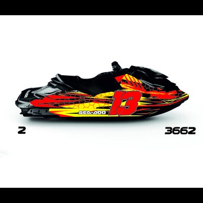 Наклейки на Гидроцикл SeaDoo BRP RXT RXP 215 260 300 #3662