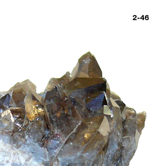 Раухтопаз натуральный (микро-друза) Казахстан №2-46: 38,7г - 45*30*28мм