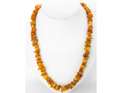 Бусы из необработанного янтаря