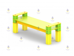 1503 Скамья из кубиков