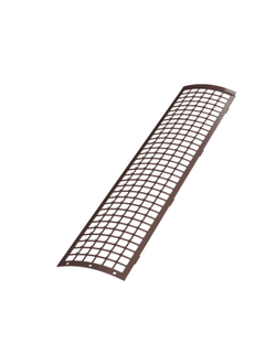 Решетка желоба защитная 60 см КОРИЧНЕВАЯ