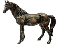 Садовая фигура Лошадь (под бронзу) h = 81 см