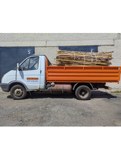 На фото груженная ГАЗель с нарощенными бортами 2,5м3