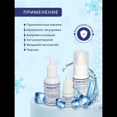 Гель ANESTET, 30 мл. (первичная)