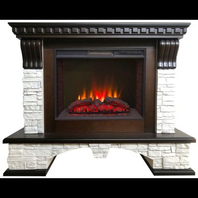 Электрокамин Турин AO M2 с очагом Sparta 25.5 LED