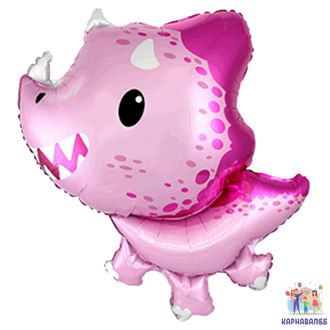 Шар Динозавр 81 см ( шар + гелий + лента)