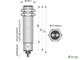 Оптический бесконтактный датчик O03-NO/NC-PNP(Л63, с регулировкой)
