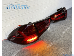 Задние фонари Mitsubishi Pajero Sport 08-16 красныe