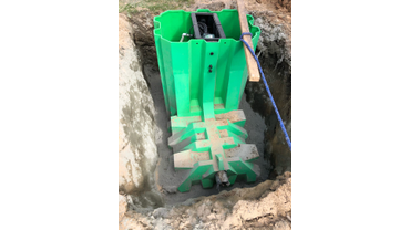 Засыпка септика песком