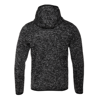 Толстовка из вязанного флиса с капюшоном, на молнии, арт.67