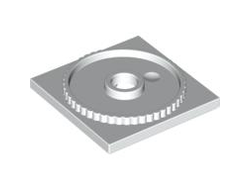 Turntable 4 x 4 Square Base, Locking, White (61485 / 4611927)