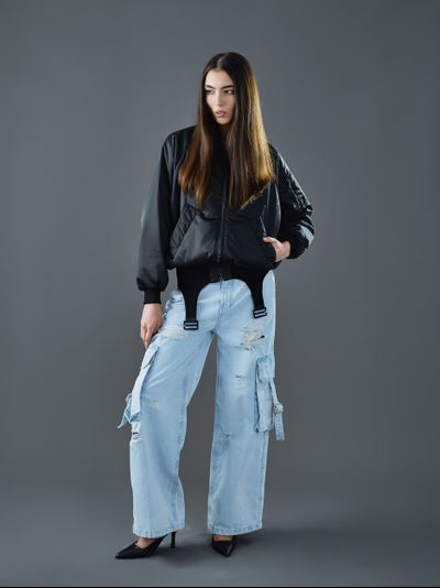 Бомбер Reverse Черный