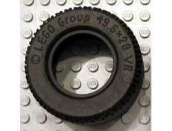 ! Б/У - Tire 49.6 x 28 VR, Black (6594 / 75778) - Б/У