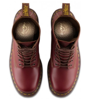 Ботинки Dr. Martens 1490 Vintage Oxblood Quilon красные в Якутске