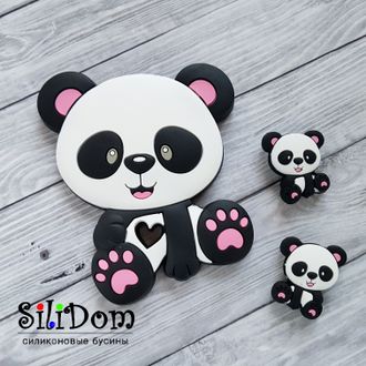 Панда грызунок - розовый