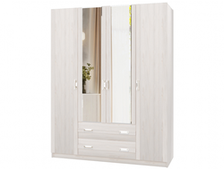 Спальня САБРИНА-2 - Шкаф ПШ-3 (зер. в комп.) Ясень анкор светлый