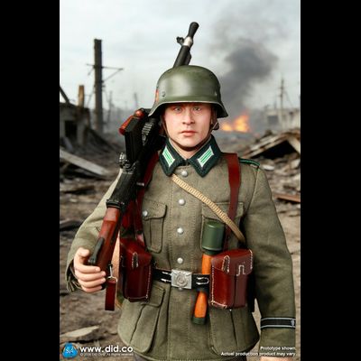 ПРЕДЗАКАЗ - Немецкий пулеметчик - Коллекционная фигурка 1/6 WWII German Gunner – Friedrich (D80191) - DID ?ЦЕНА: 23500 РУБ.?
